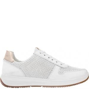 NEW ARA women opal sneaker in white/platinum